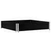 vidaXL Pallet Collar Black 100x100 cm Solid Wood Pine