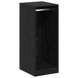 vidaXL Wardrobe Black Oak 41 x 48 x 102 cm Engineered Wood