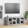 vidaXL TV Cabinet Concrete Grey 100 x 35 x 40 cm Engineered Wood