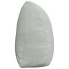 vidaXL Back Pillow Light Grey 160 x 24 x 50 cm Velvet