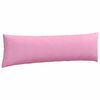 vidaXL Sofa Pillows 2 pcs Pink 145 x 40 cm Fabric