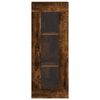 vidaXL Highboard Smoked Oak 34.5x34x180 cm Engineered Wood