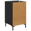 vidaXL Bedside Cabinet Black Oak 40 x 40 x 66 cm Engineered Wood
