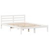 vidaXL Bed Frame without Mattress White 120x200 cm Solid Wood Pine
