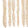 vidaXL Fly Curtain Beige and White 118x220 cm Chenille