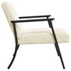 vidaXL Armchair Cream 59 x 75 x 78 cm Velvet