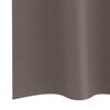 vidaXL Blackout Curtains with Rings 2 pcs Dark Brown 245 x 140 cm