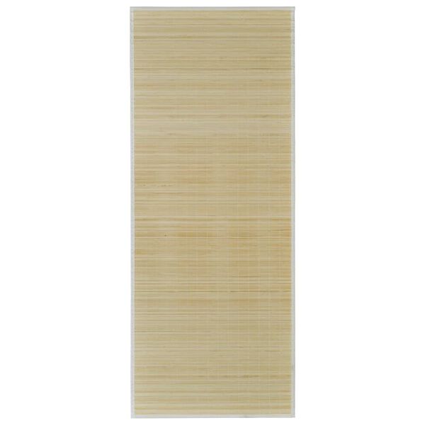 Rectangular Natural Bamboo Rug 120 x 180 cm