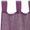 vidaXL Voile Curtains with Loops 2 pcs Purple 140x260 cm