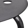 vidaXL Stacking Stools 4 pcs Black Plastic