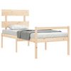 vidaXL Senior Bed without Mattress Single Solid Wood