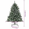 vidaXL Artificial Christmas Tree with 150 LEDs with Stand Green 150 cm