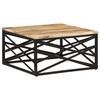 vidaXL Coffee Table 68x68x35 cm Solid Mango Wood