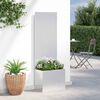 vidaXL Garden Privacy Screen Sliver 50 x 140 cm Stainless steel