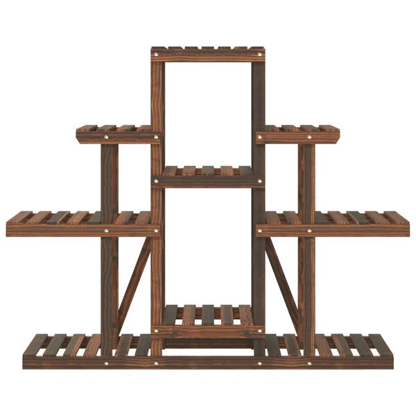 vidaXL Flower Stand 110x25x96 cm Solid Wood Fir