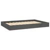 vidaXL Dog Bed Grey 91.5x64x9 cm Solid Wood Pine