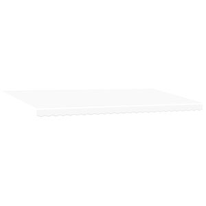 vidaXL Retractable Awning White 600 x 350 cm Fabric and Aluminium