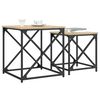 vidaXL Nesting Coffee Tables 2 pcs Sonoma Oak Engineered Wood