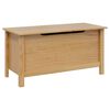 vidaXL Storage Box Honey Brown 90 x 40 x 45 cm Solid Pine Wood