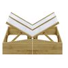 vidaXL Greenhouse | Natural | Impregnated Pinewood, PVC | 100x50x35cm | Durable