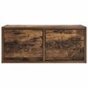vidaXL TV Cabinets 2 pcs Smoked Oak 60x31x25.5 cm Engineered Wood