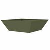 vidaXL Garden Planter 5 pcs Olive Green 50 x 50 x 15 cm