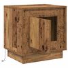 vidaXL Bedside Cabinet Old Wood 44 x 34.5 x 45 cm Engineered Wood