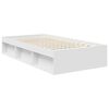 vidaXL Bed Frame with Headboard White 100 x 200 cm Engineered wood