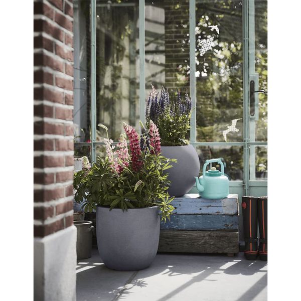 Capi Egg Planter "Urban Smooth" 54x52 cm Dark Grey