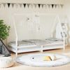 vidaXL Kids Bed Frame White 90x200 cm Solid Wood Pine