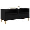 vidaXL TV Cabinet Black Oak 100 x 34.5 x 44.5 cm Engineered Wood