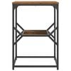 vidaXL Side Table Old Wood 41 x 40 x 60 cm Engineered Wood and Steel