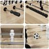 vidaXL Football Table 2 pcs Sonoma Oak 146.5 x 74 x 85 cm