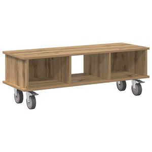 vidaXL TV Stand 100 x 35 x 35 cm Artisan Oak Engineered Wood