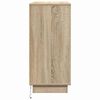 vidaXL Bedside Cabinet Sonoma Oak 71 x 34.5 x 75 cm Engineered wood