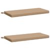 vidaXL 2-Piece Bench Cushions SOEST 2 pcs 100% Polyester Sand