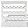 vidaXL Wine Cabinet Abreu White