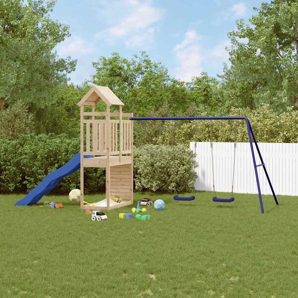 vidaXL Outdoor Playset Solid Wood Pine