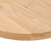 vidaXL Table Top 80x40x4 cm Solid Wood Oak Oval