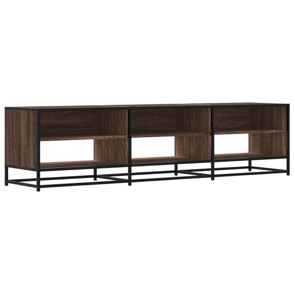 vidaXL TV Cabinet Brown Oak 180x40x46 cm Engineered Wood