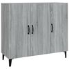 vidaXL Sideboard Grey Sonoma 90x34x80 cm Engineered Wood