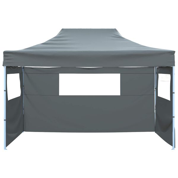 vidaXL Party Tent Folding Anthracite 280 x410 x 315 cm Oxford Fabric