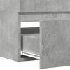 vidaXL Sink Cabinet Concrete Grey 90x38.5x45 cm Engineered Wood