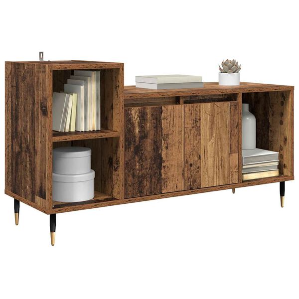 vidaXL TV Cabinet Old Wood 100 x 35 x 55 cm Engineered Wood