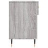 vidaXL Shoe Bench Grey Sonoma 102x35x55 cm Engineered Wood