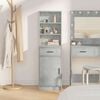 vidaXL Highboard Concrete Grey 40 x 40.5 x 135 cm Engineered Wood