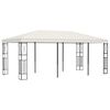 vidaXL Gazebo | Cream | Polyester | Large | Durable | Gazebo | Rectangular