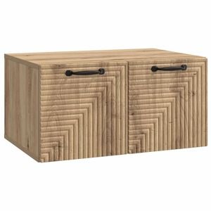 vidaXL Wall-Mounted TV Cabinet 59.5 x 41 x 30 cm Artisan Oak