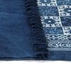 vidaXL Kilim Rug Cotton 120x180 cm with Pattern Blue
