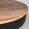 LABEL51 Coffee Table Saria 80x49 cm Black